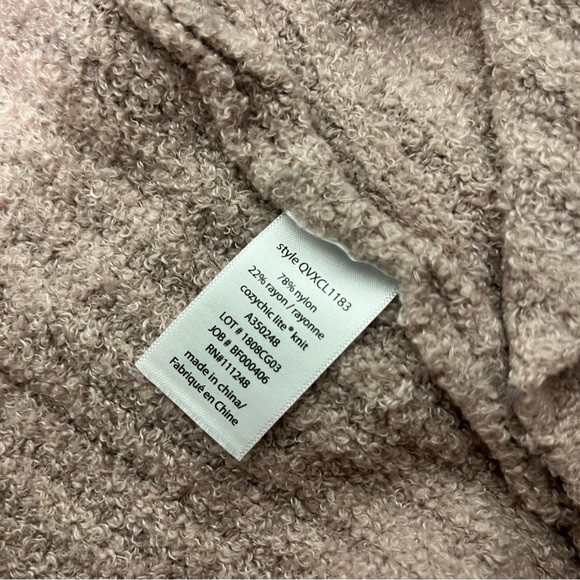 barefoot dreams cozy chic 3x pink cardigan - Picture 4 of 5